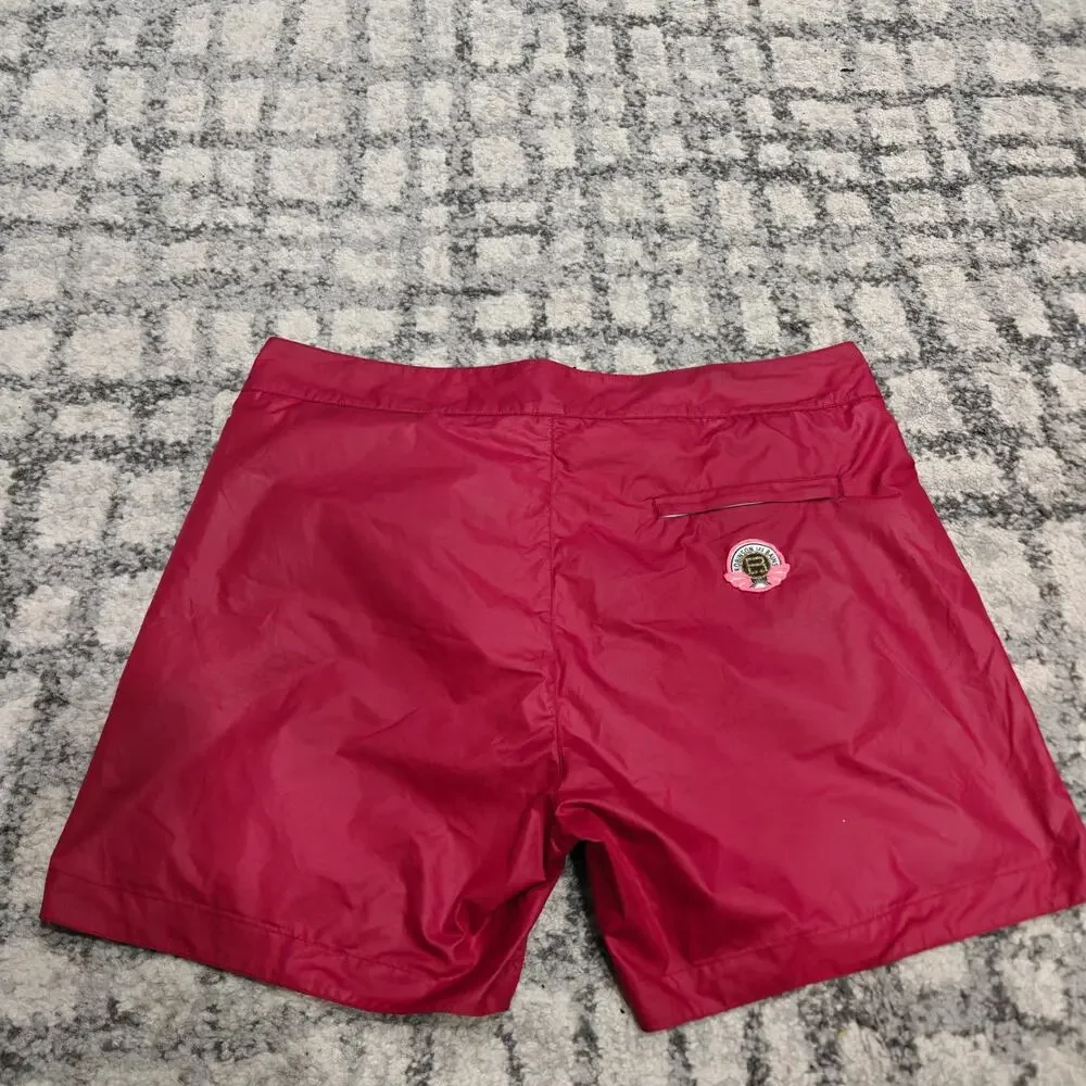 Robinson Les Bains Mens Swim Trunks Size L Red 5